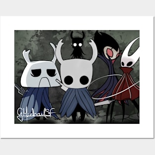 Hollow Knight, Hornet, Grimm, Zote (Fan Art) Posters and Art